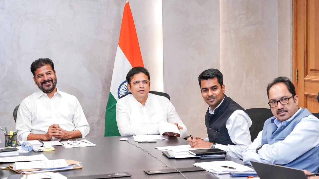 CM Revanth Reddys T-Fiber network Meeting