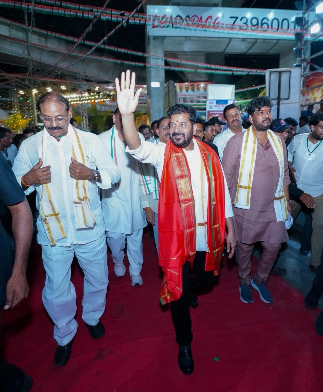 Cm Revanth Reddy at NTR Statue Inauguration