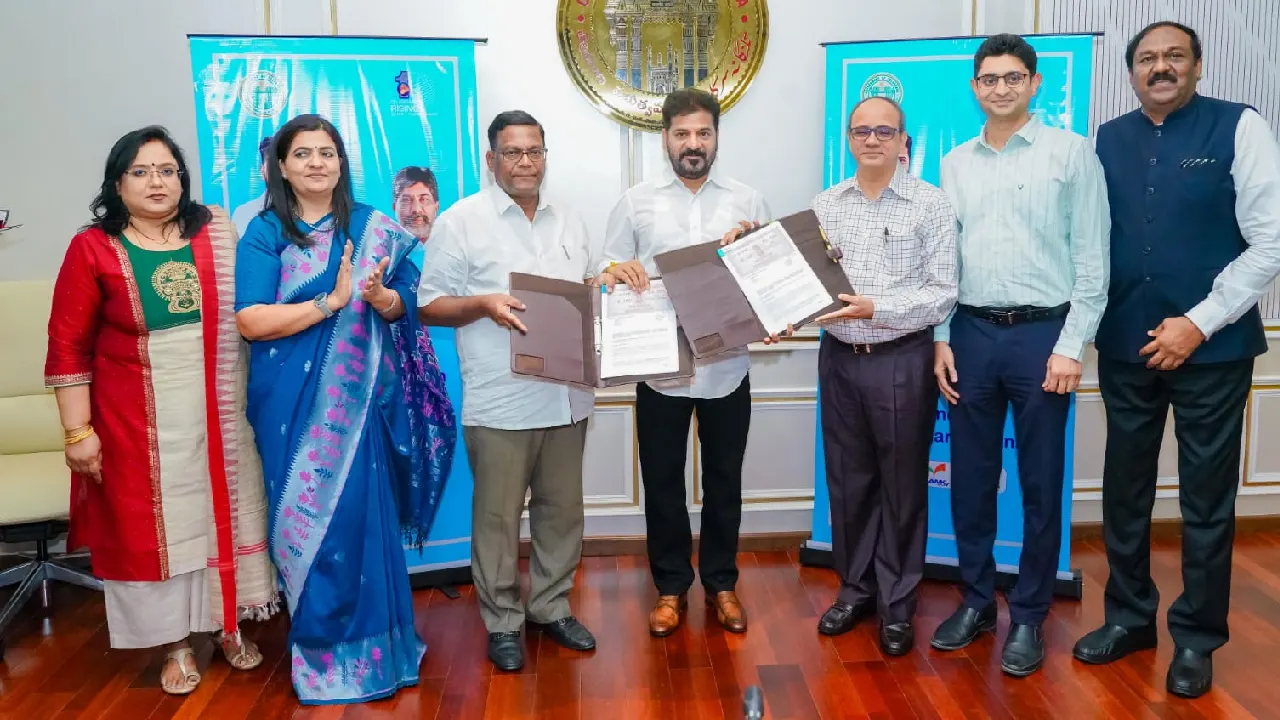 హైదరాబాద్ ప్రభుత్వ పాఠశాలల కోసం రూ.92.76 కోట్లు — సీఎం రేవంత్ రెడ్డి సమక్షంలో మూడు సంస్థలతో CSR ఒప్పందాలు